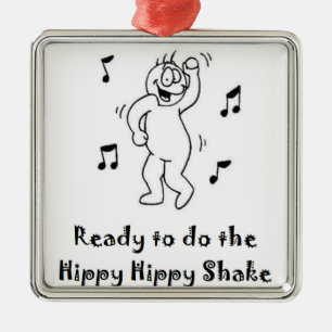 HippyShake Metal Ornament
