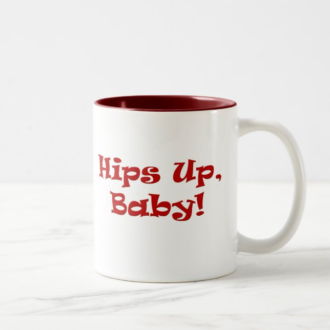 Hips up, Baby! Two-Tone Coffee Mug (Right)