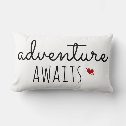 hipster adventure awaits trendy Throw Pillow