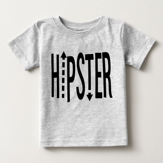 Hipster Arrow Typography T-shirt (Front)