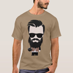 Hipster Barista Fred T-Shirt