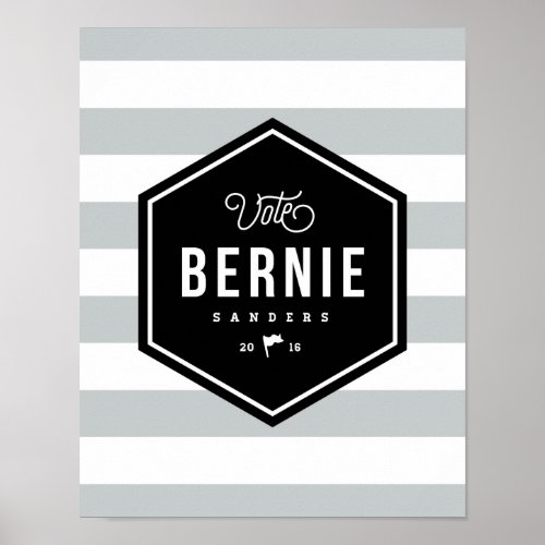 Hipster Bernie Poster
