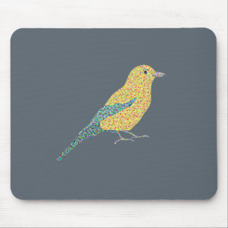 Hipster Birds Mouse Pad