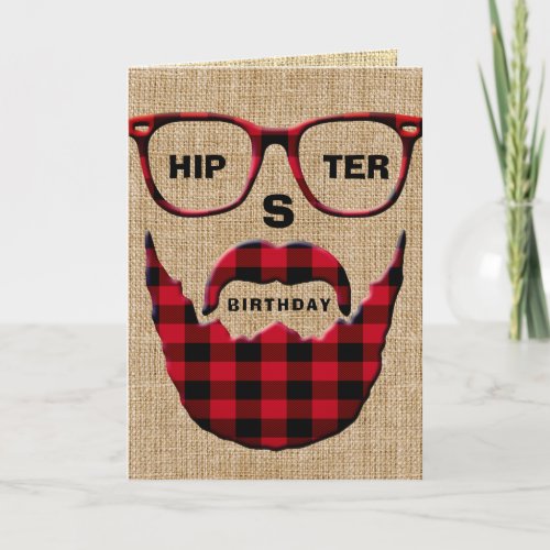 HipSter Birthday Card