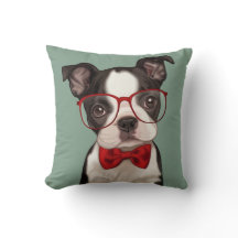 Hipster Boston Terrier