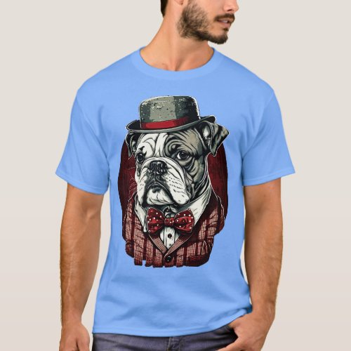 Hipster Bulldog 4 T_Shirt