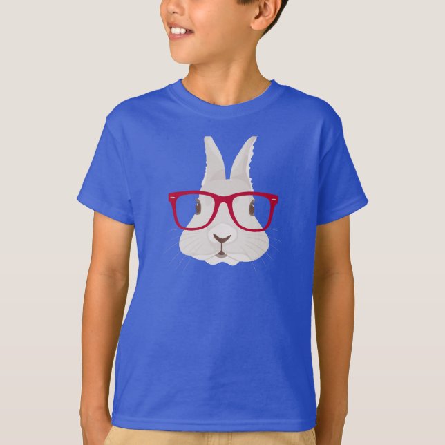 Hipster Bunny Tshirt (Front)