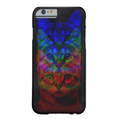 HIPSTER CAT ART BARELY THERE iPhone 6 CASE