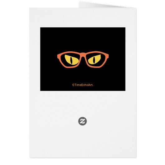 Hipster Cat, Classic (Back)