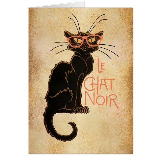 Hipster Cat, Classic Cards (Front)
