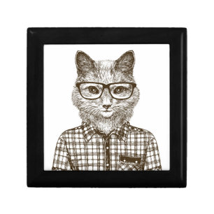 Hipster Cat Gift Box