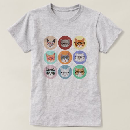 Hipster Cats T-shirt