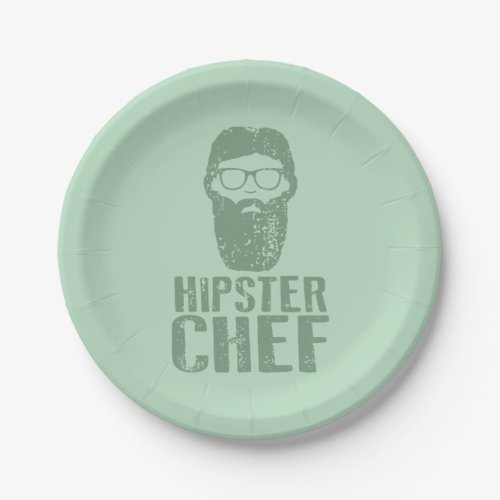 Hipster Chef Paper Plates