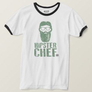 Hipster Chef Ringer T-Shirt