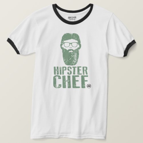 Hipster Chef Ringer T_Shirt