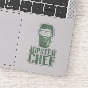 Hipster Chef Sticker