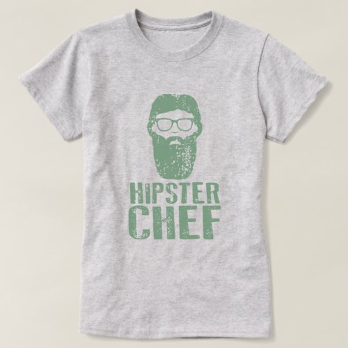 Hipster Chef Womens T_Shirt