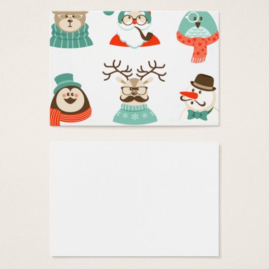 hipster christmas santa (Front & Back)