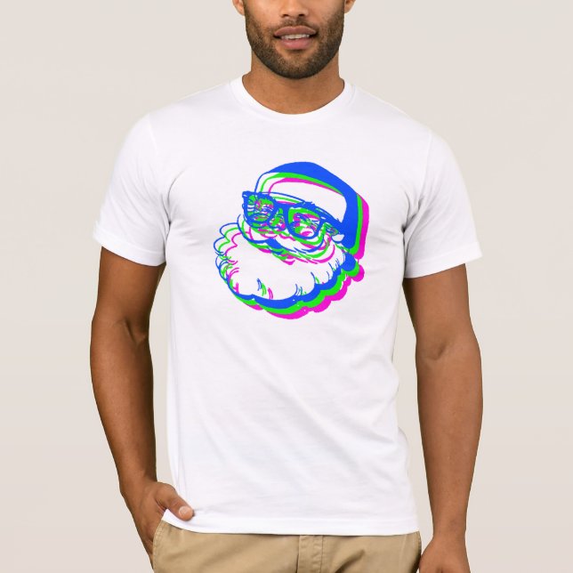 Hipster Christmas T-Shirt (Front)