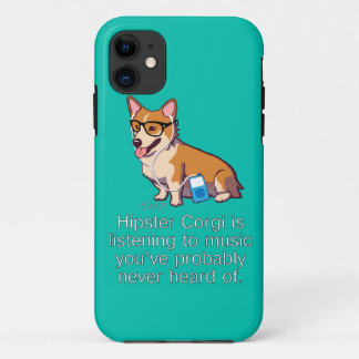 Hipster Corgi iPhone 11 Case