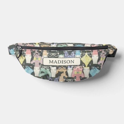 Hipster Cute Cats Pattern Fanny Pack