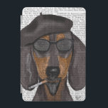 Hipster Dachshund Black and Tan iPad Mini Cover<br><div class="desc">Pets</div>