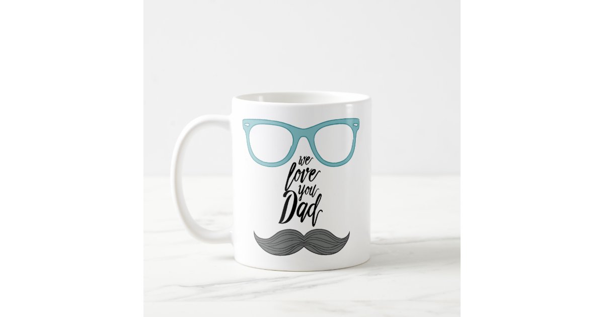 Custom Hipster Dad Espresso Cup (Personalized)