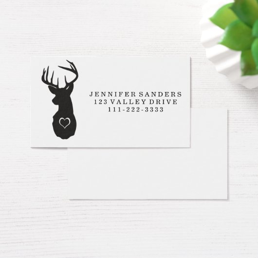 HIPSTER DEER WITH HEARTS (Desk)