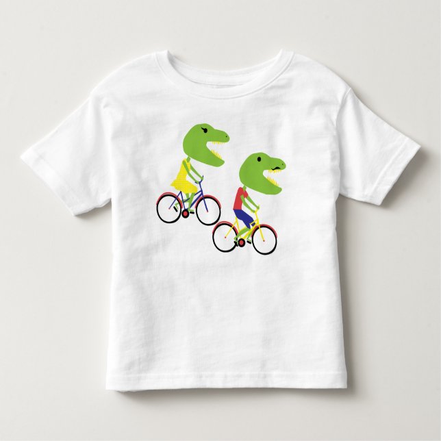 hipster dino kid tee (Front)