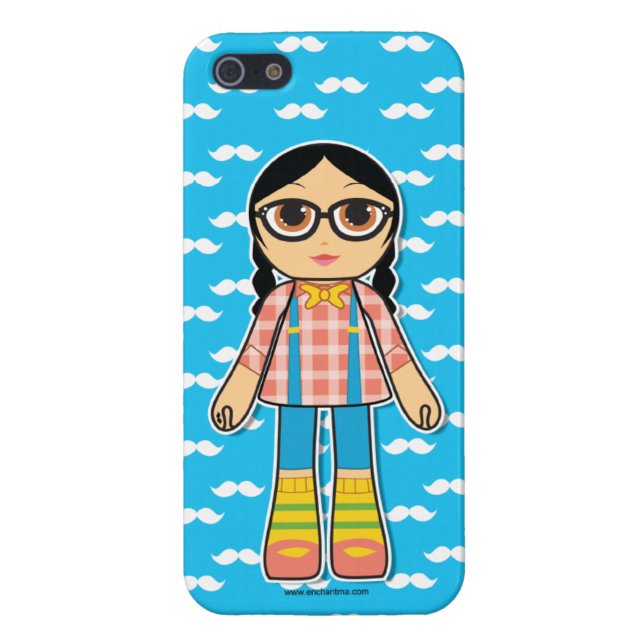 Hipster Doll Cell Phone Case (Back)