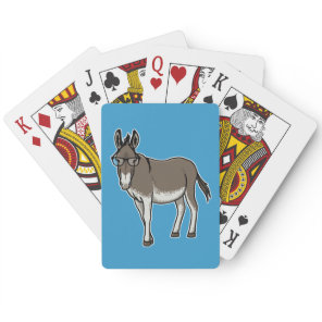 Hipster Donkey Poker Cards