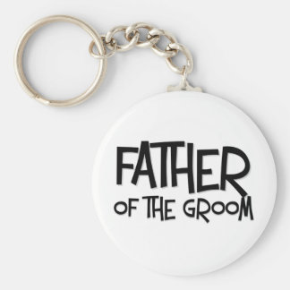 Hipster Father of the Groom Keychain
