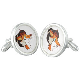 Hipster Fox Cufflinks