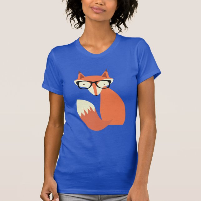 Hipster Fox T-Shirt (Front)