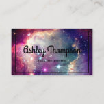 Hipster Galaxy Nebula Business Card at Zazzle