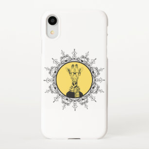 Hipster Giraffe Cute iPhone XR Case