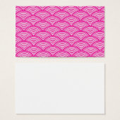 Hipster Girly Pink Japanese Wave Pattern (Front & Back)