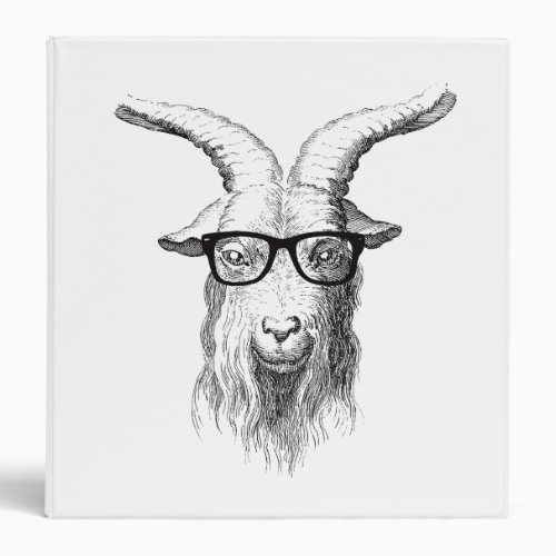 Hipster Goat Binder