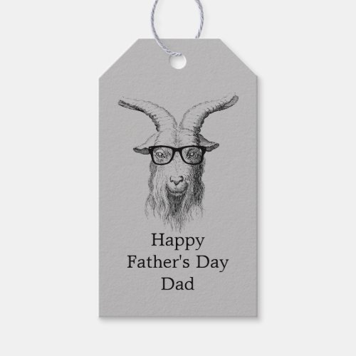 Hipster Goat Gift Tags