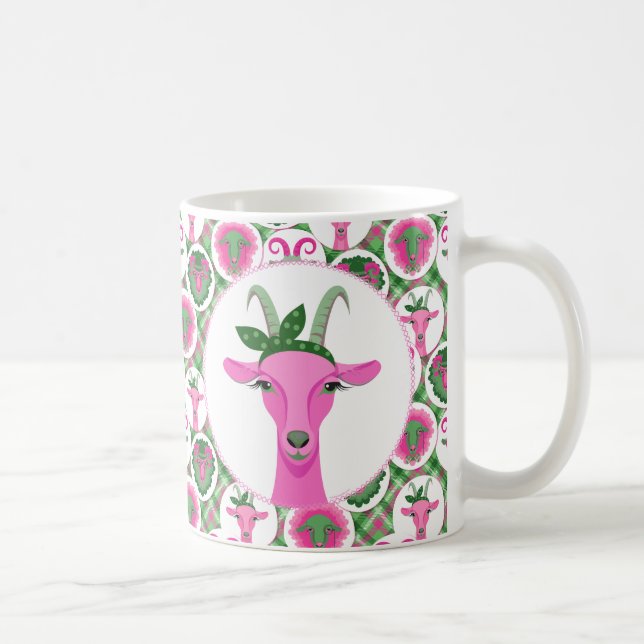 Hipster Goats | by TotallyGoatally™ Coffee Mug (Right)