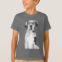 Hipster Great Dane for Dog Lovers T-Shirt
