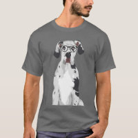 Hipster Great Dane for Dog Lovers T-Shirt