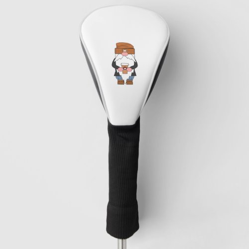 Hipster Holiday Gnome   Golf Head Cover