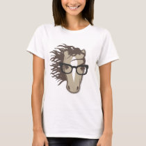 Hipster Horse T-Shirt