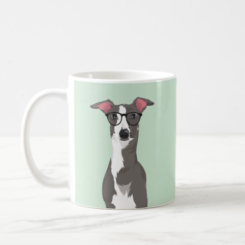 Hipster Italian Greyhound Dog for Dog Lovers Coffee Mug