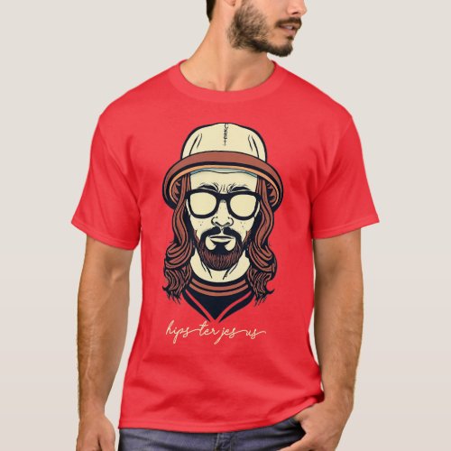 Hipster Jesus T_Shirt