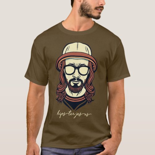Hipster Jesus T_Shirt