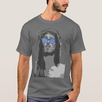 Hipster Jesus T-shirt by summermixtape at Zazzle