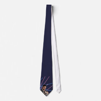 Hipster laser cat neck tie