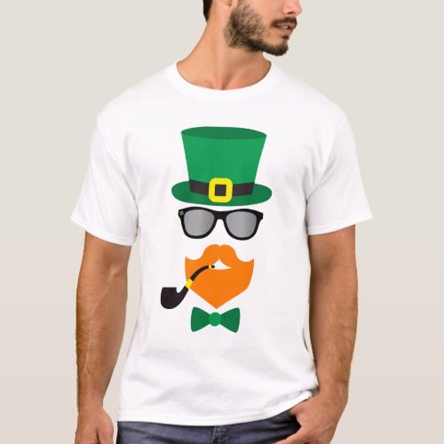 Hipster Leprechaun T_Shirt